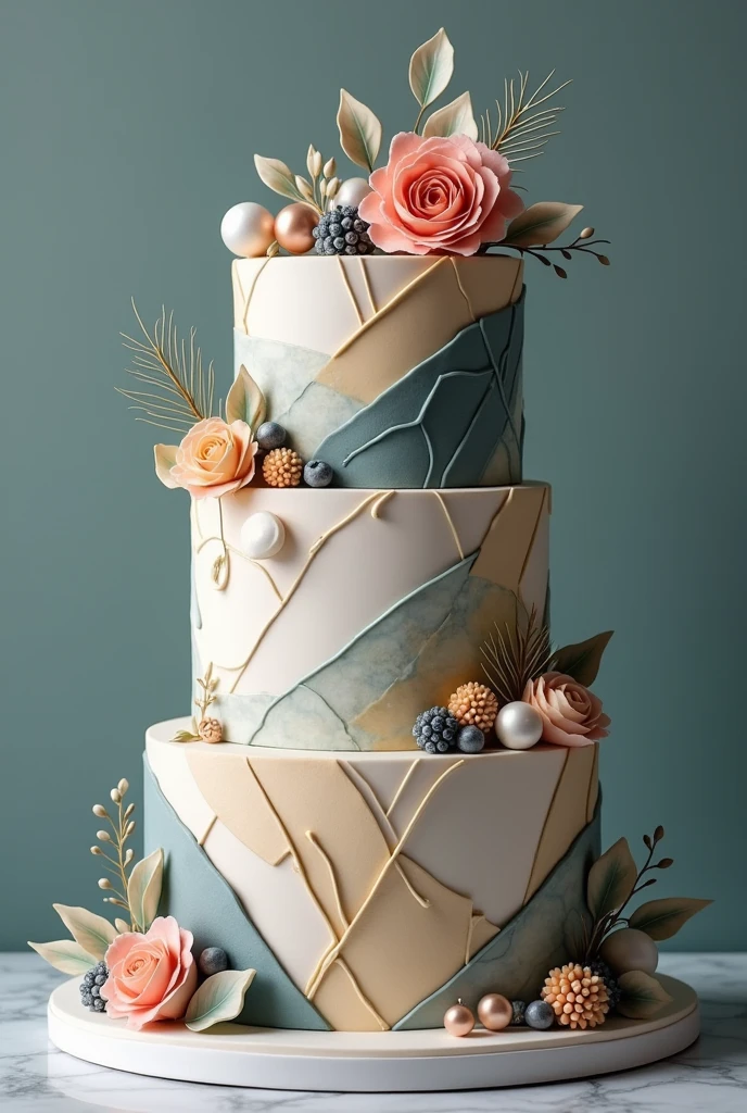 One Tier Migration Delegate Themed Cake, decorated with fondant for man