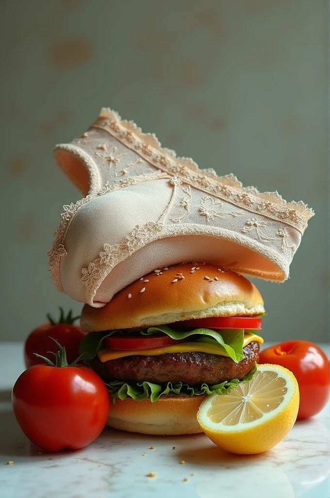 Panties on food