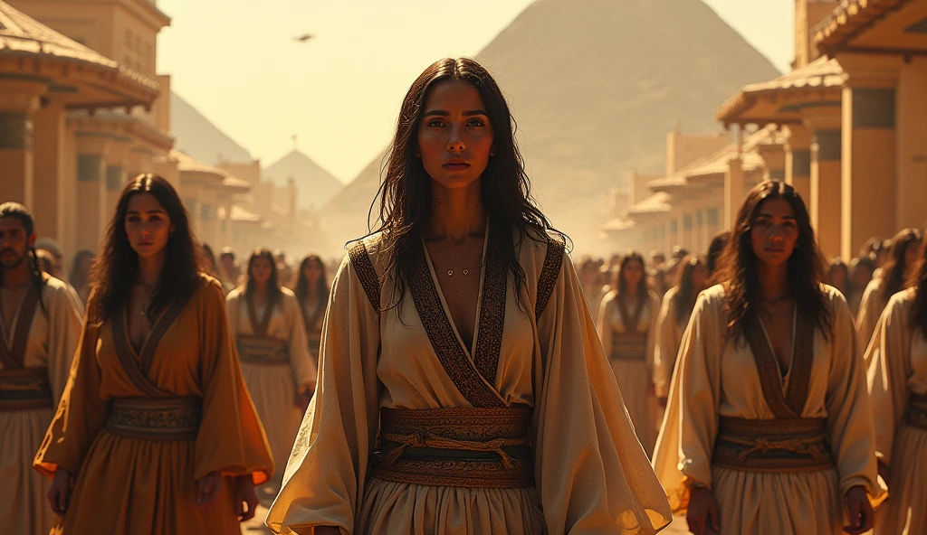 Egypt, Crowded, Millions, Desert,Old Dresses,,Historical Reference,High Quality Art and Details,Realistic Portrait Style,Subtle Color Palette,Vibrant Background,Natural Textures,Deep Shadows,Subtle Highlights,Historical Accuracy,Attention Meticulous to Detail,Emotional Depth and Intensity,Authentic Representation,Thought-provoking,Spiritual Atmosphere,A Sense of Ancient Wisdom,Deep Impact