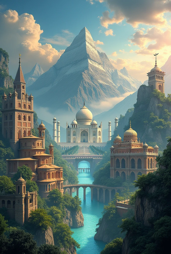 All the wonders of the world together