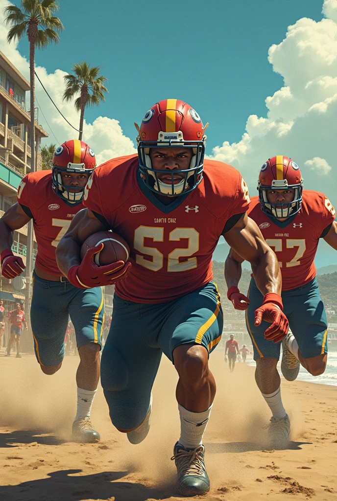 Santa Cruz Football Art Wallpaper