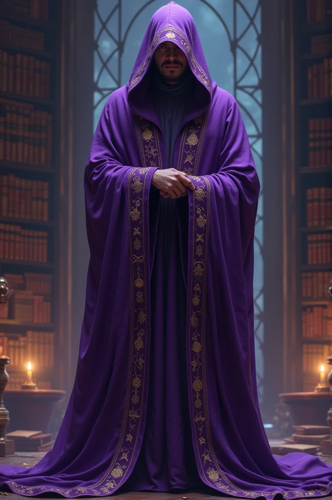 Purple teacher's robe