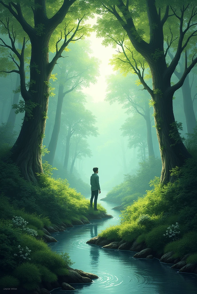 Create a landscape that has the vibe of the name João Victor

