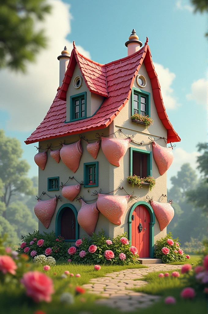 A house made of panties
