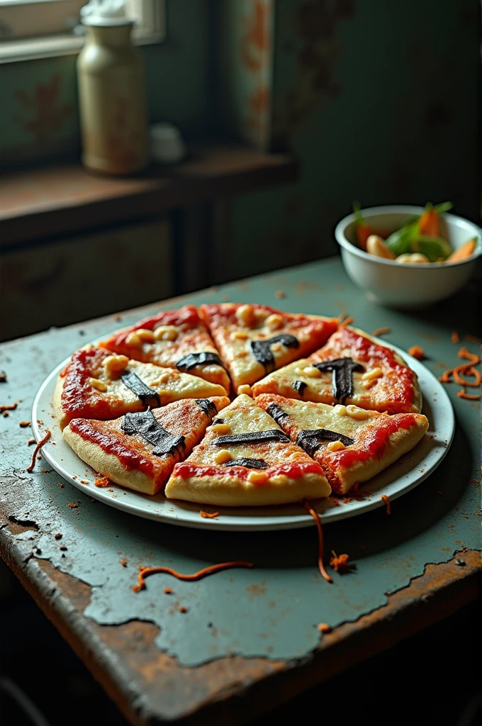 Pizza made from panties