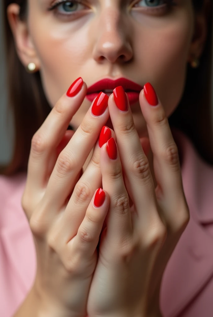 main ongles vernis