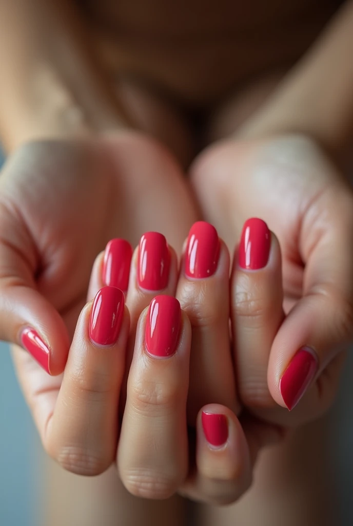 main ongles vernis