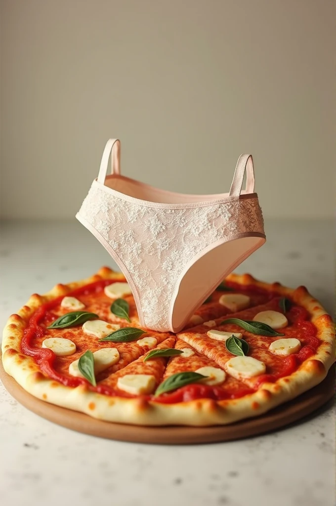 Put panties on pizza