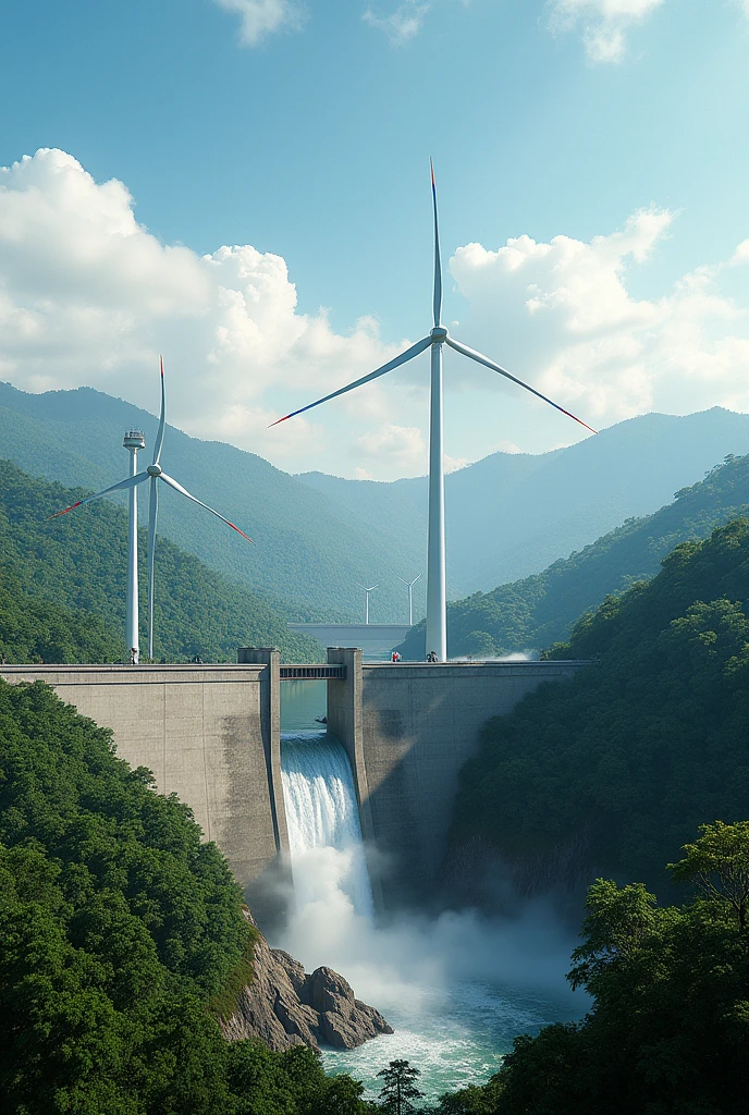 Electricity Costa Rica dams and wind