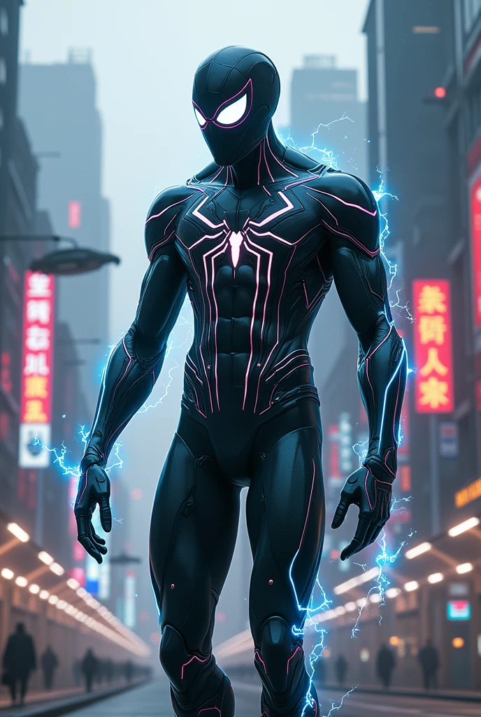 cyberpunk spider man