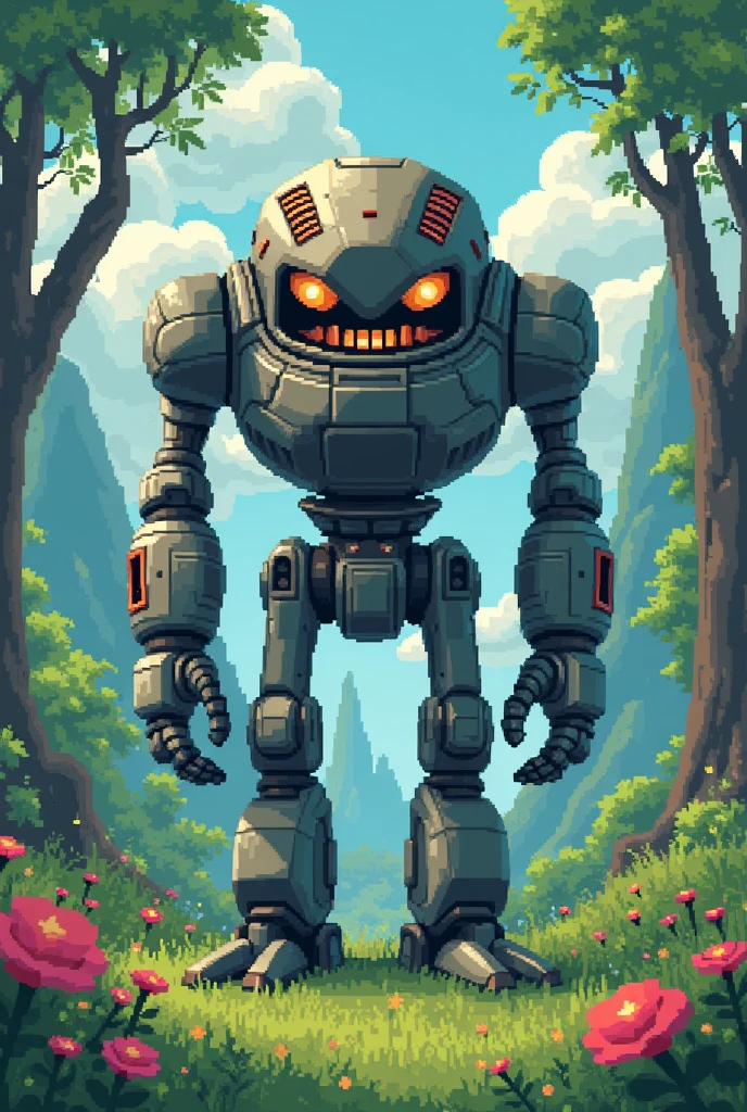 Angry Robot pixelart
Ghibli
