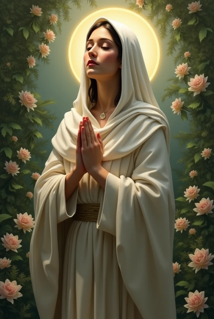 Saint Rose of Lima, patron saint of Peru, having faith in God