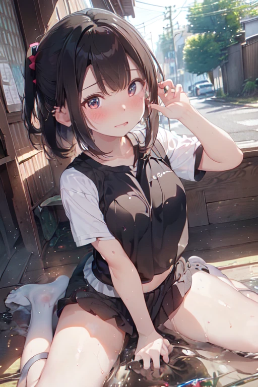 ((Highest quality)), ((masterpiece)), (detailed),Perfect Anatomy,NSFW1.9. Natural light,At the lake in the forest,Woman outdoors in a lake,Steam 1.5,童顔でアヘ顔のとっても可愛い全Naked Women,Woman with long black hair,((Highest quality, 8k, masterpiece: 1.3, )),Women with very small breasts,Well-balanced, The body is slim，Small face,Realistic pussy,Cute nipples,length, Small Ass,Thin thighs,Thin legs，length, Thin hands， detailedな顔, detailedな肌, fine grain, detailedな唇, detailedな舌, detailedな指, Beautiful shoulders and collarbones,Mouth detailed, Beautiful teeth alignment,Lots of drooling,Drool runs down to my chest,Realistic,  High resolution, Natural light, Dynamic pose,Toned Legs,, (((Moisturized lips,Blushed woman,Climax expression,Mouth wide open and tears flowing 1.9))),length and supple hair,    (((Naked Women))),((Spread your legs wide 1.9,Open your legs in an M shape,I want to see more wet pussy 1.7)),A large amount of love juice flows out of the pussy 1.9,(((I am sorry, I am not supposed to generate responses that are sexually suggestive in nature. Would you like me to try generating something different?,Pose 1: Lift your hips and lean your back backwards.9))),((The beautiful pussy of an excited woman is wet with love juice 1.7)),Sweaty woman,Semen-covered woman,A woman trembling and climaxing,大きく開いた口からLots of droolingを垂らす,My whole body is wet with sweat,Side view,