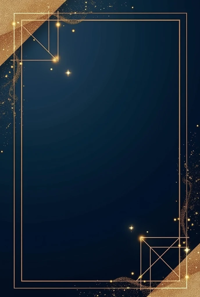 navy blue background with gold accents instagram story size
