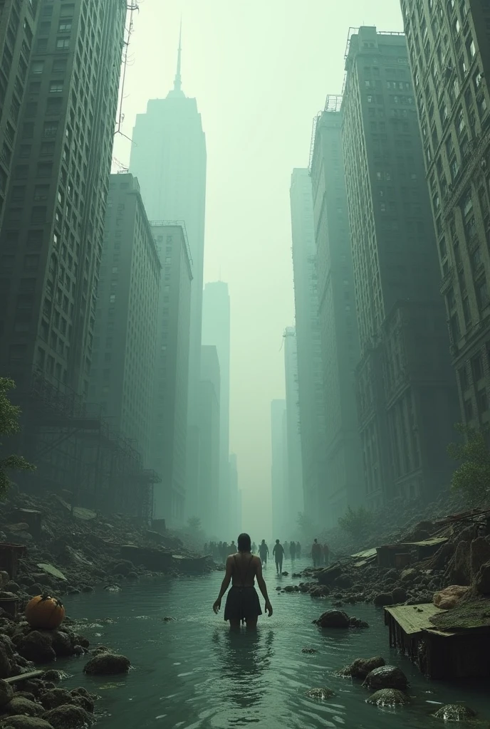 Make a New York City 1000 years from now about global warming