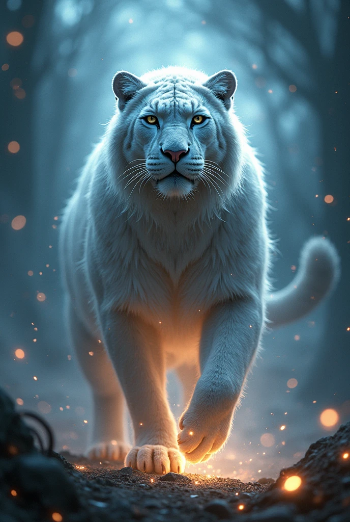 big cat with protector