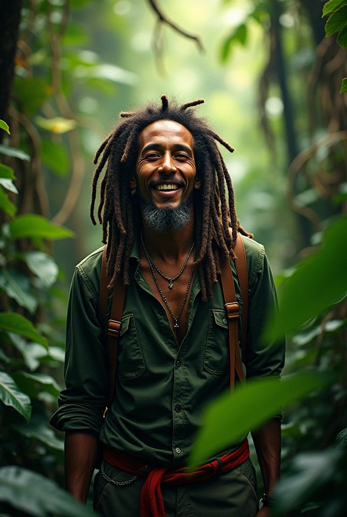 Bob Marley en pleine exploration dans la jungle amazonienne 