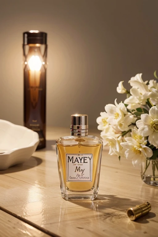 You can create a perfume that has the name "MAYFRI" in elegant letters