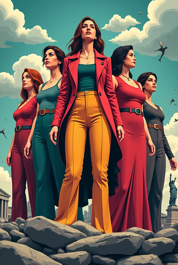 Can you make a poster about patriarchal system