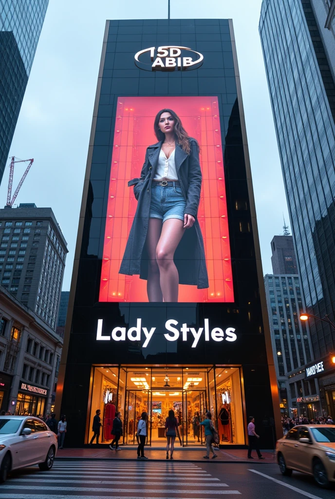 A large women&#39;s clothing company that has a sign with its name Lady Styles