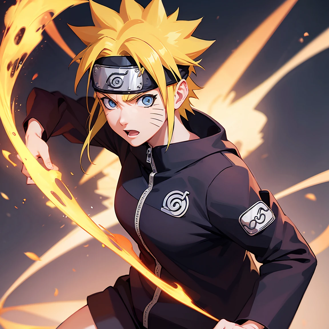 naruto uzumaki ,female version , Woman.