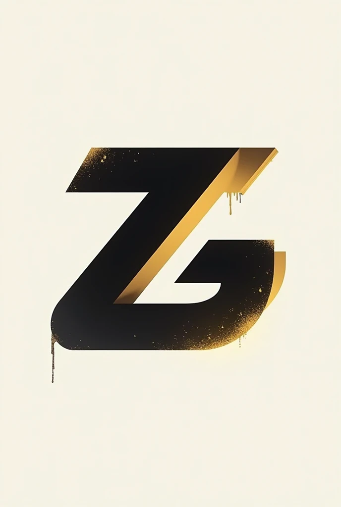 Logo for brand GENZSTYLE clothing business logo colour black and golden diffusion of all the words of the brand GENZSTYLE