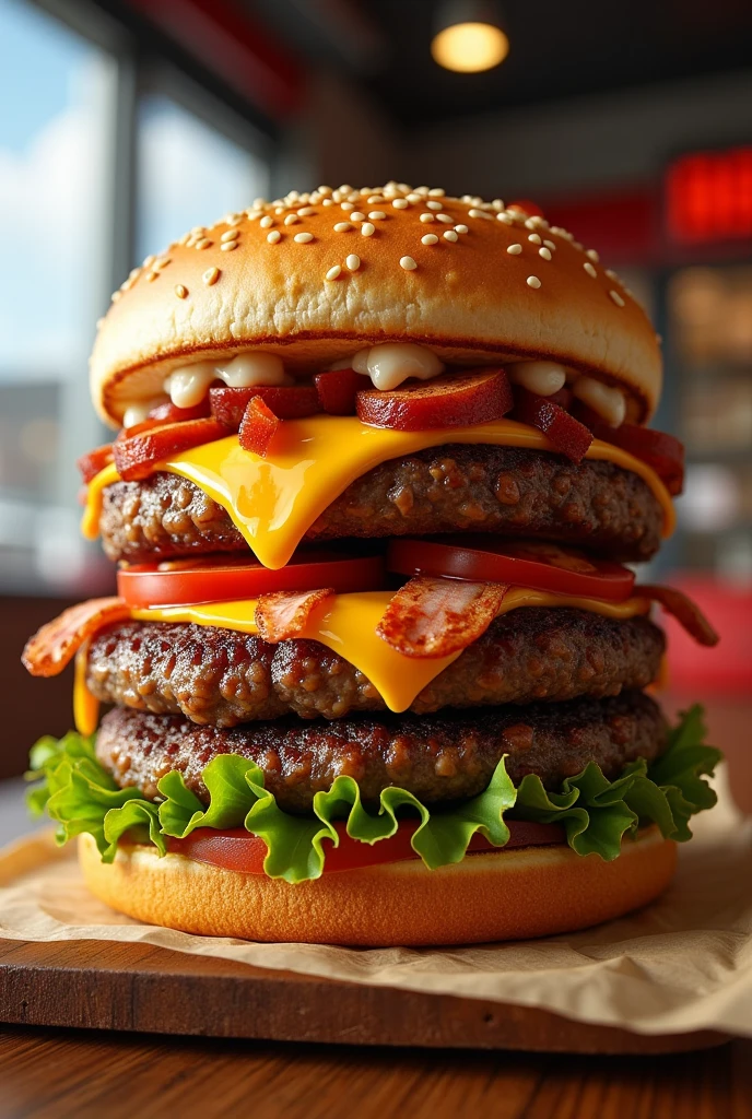 mouth-watering Burger King, burgers, as humen 