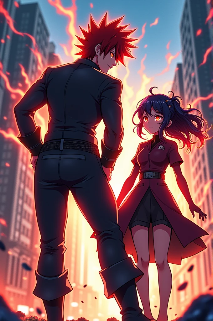 Bakugo katsuki with a girl anime version