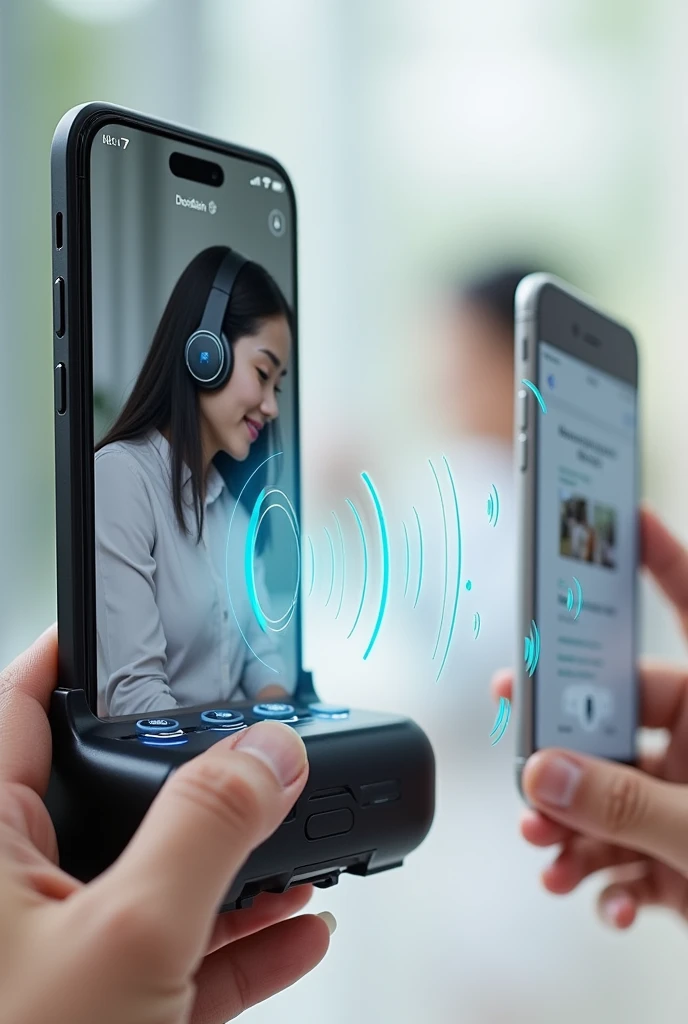 Improved sound system for phones on call