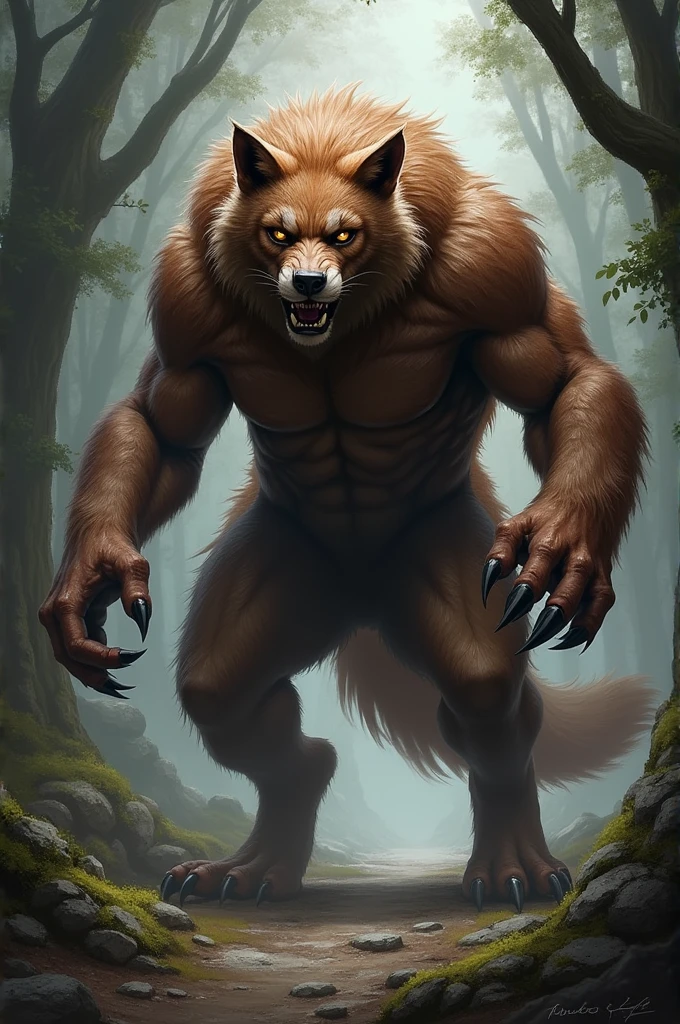 Lycan brown hairs