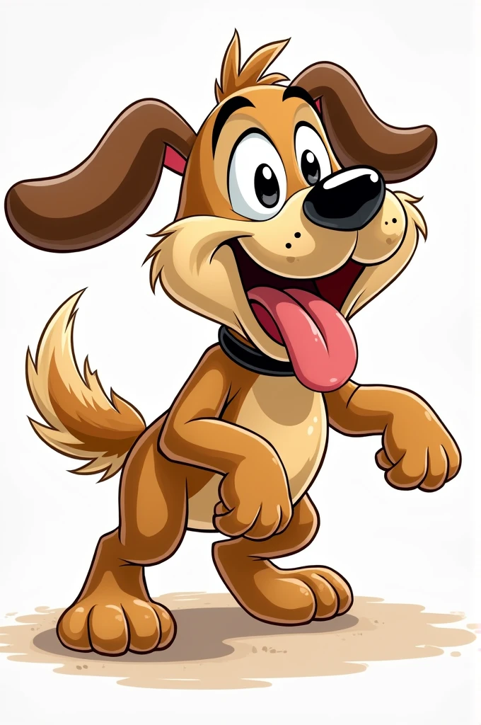 Dog from the movie The Mask , hand drawn cartoon style