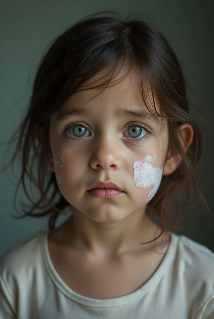 Take a photo of a child with anemia