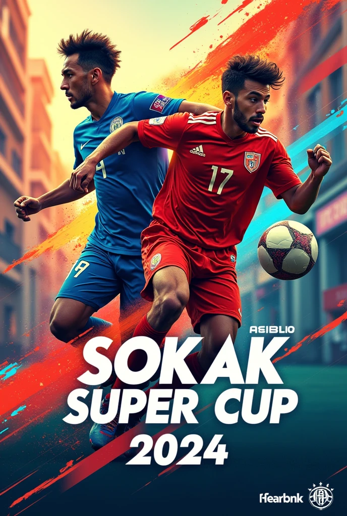 Placat for football tournament „SOKAK SUPRER CUP 2024“ 