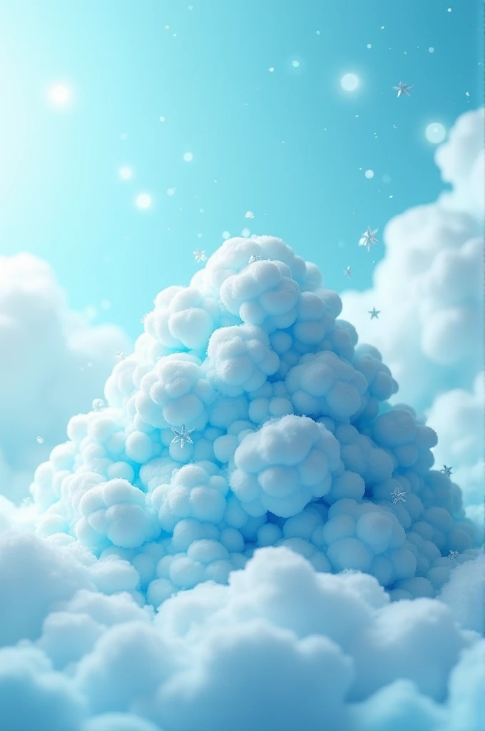 Sky blue cake