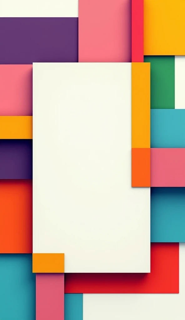 Colored rectangular design of math page frame
