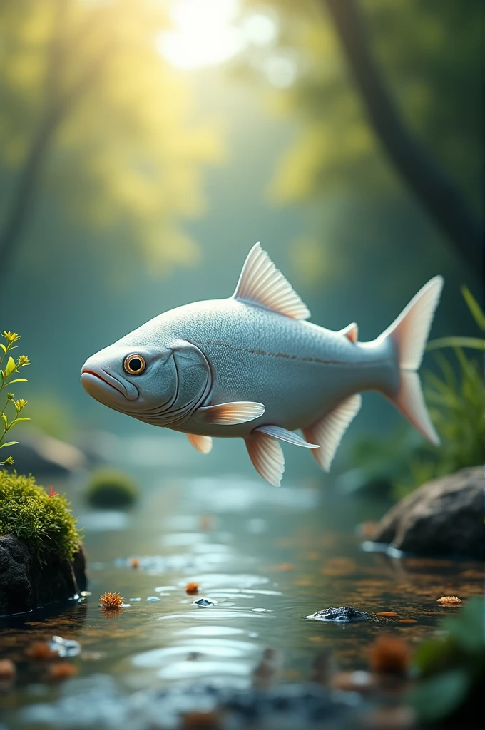 Create a white trout