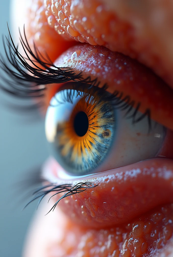 Generates human lacquer eye muscles
