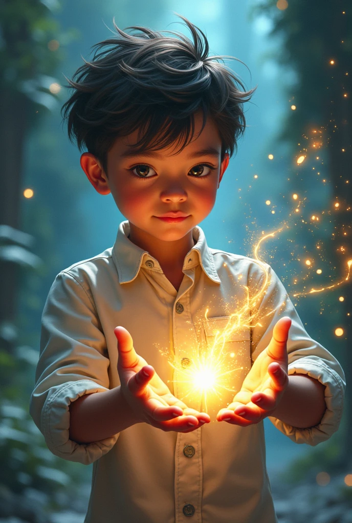 Man active third eye young boy get superpower