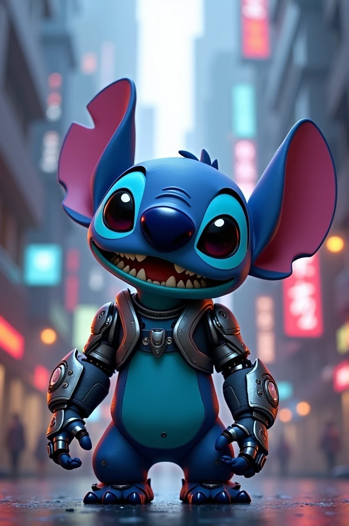 Stitch with mecha arm