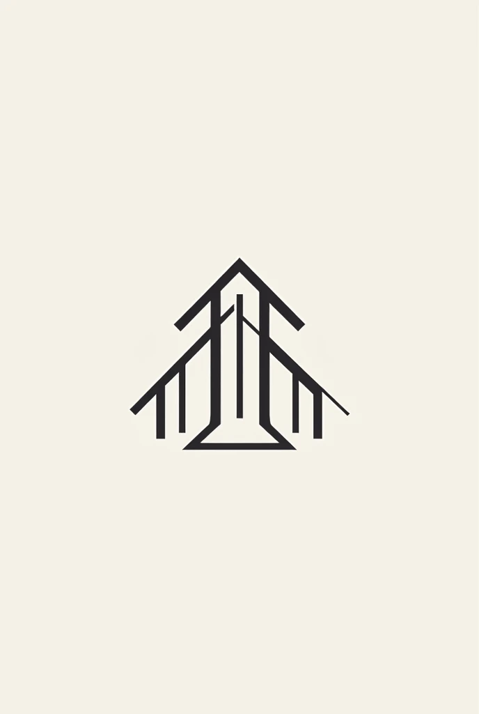 generate me a logo, based on simple lines, shapes without fillings, something more minimalist and architectural, We are an interior design studio and this is our mission : In Essence, We design spaces that capture the true essence of imagination and creativity, integrating technology and current trends to create inclusive environments that inspire and enrich the comprehensive development of children ,,,, I want a logo that relates this