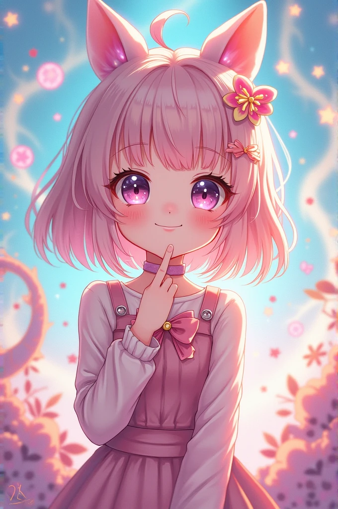 Make a picture of Nimu the vtuber