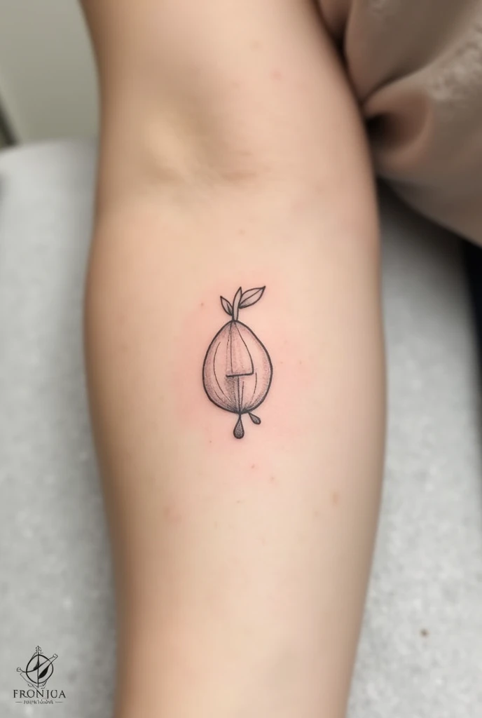 Make minimalistic lemon tattoo ideas small