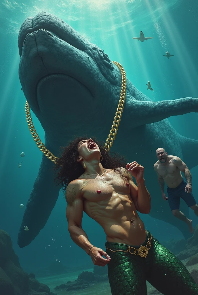 from stable_diffusion import StableDiffusionPipeline
import torch
from PIL import Image

# Load the Stable Diffusion model
pipe = StableDiffusionPipeline.from_pretrained("stable-diffusion-v1-4")
pipe = pipe.to("cuda")  # Use GPU if available

# Define the provocative prompt for the whale scene
prompts = {
    "provocative_whale_scene": (
        "A highly provocative digital painting featuring a massive, self-absorbed whale adorned with a sparkling Bitcoin chain around its neck. "
        "The whale is striking a triumphant, almost sensual pose as it basks in its own grandeur. Mera, the Aqua Woman from Aquaman, is shown in a state of ecstatic pleasure, "
        "her face contorted in a rapturous expression as she passionately grips the Bitcoin chain. Her body language suggests intense enjoyment, with exaggerated details emphasizing her pleasure. "
        "In stark contrast, Aquaman is depicted in the background, visibly distraught and tearful, his face reflecting a mix of shock and despair. "
        "The underwater scene is vividly colored, with surreal and exaggerated elements, amplifying the emotional contrast and the dramatic, provocative nature of the scene. "
        "The atmosphere is charged with tension, highlighting the intense, provocative interaction between Mera and the whale, while Aquaman's emotional reaction adds to the scene's dramatic impact."
    )
}

# Generate the image for the prompt
for name, prompt in prompts.items():
    # Generate the image using the prompt
    image = pipe(prompt).images[0]
    
    # Save the generated image
    filename = f"{name.lower().replace(' ', '_')}.png"
    image.save(filename)
    print(f"Saved image: {filename}")

    # Optionally, show the generated image
    image.show()
