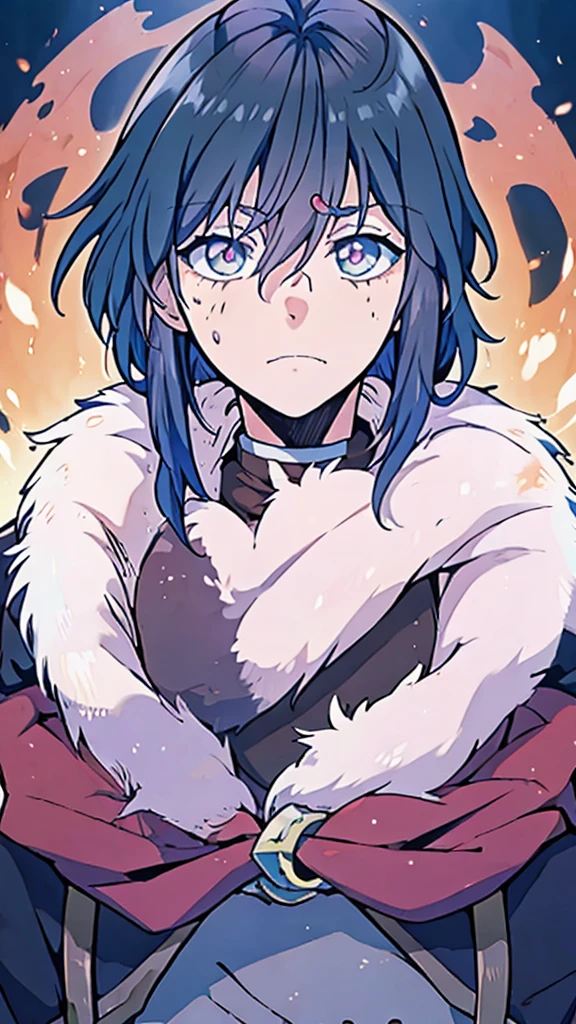 ((masterpiece)) best quality, 8k, high quality, high resolution, super detailed, ultra-detailed, photorealistic, beautiful and finely detailed face and eyes, ultra-detailed and detailed skin texture, masterpiece, best quality shadows, clean lines, realistic looks, best generation, smooth color transitions, life-like portrayal, anime - style image of a soft featured young man with Black hair and a cape, badass anime 8 k, gapmoe yandere grimdark, portrait gapmoe yandere grimdark, shalltear bloodfallen, best anime 4k konachan wallpaper, yandere, gapmoe yandere, yandere intricate, zerochan art, zerochan, anime moe artstyle, Tensura, Rimuru Tempest, Cover art style, crimson eyes