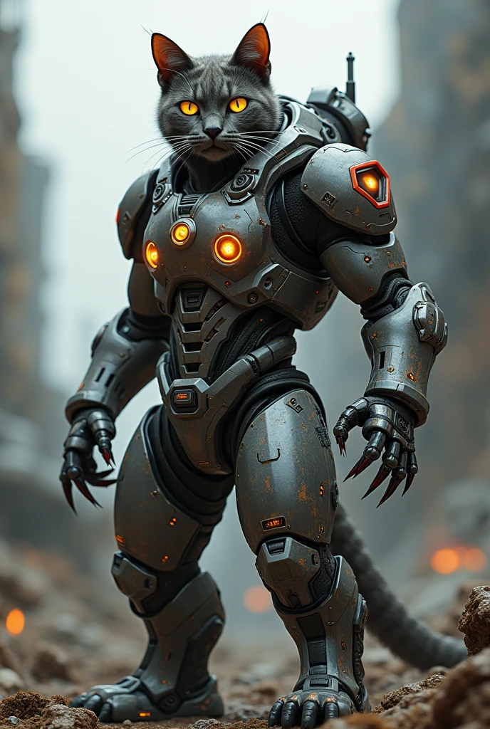 Battlesuit Cat
