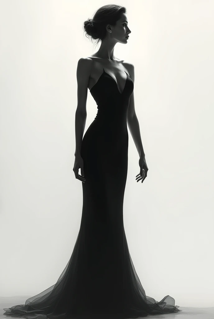 A very tall woman