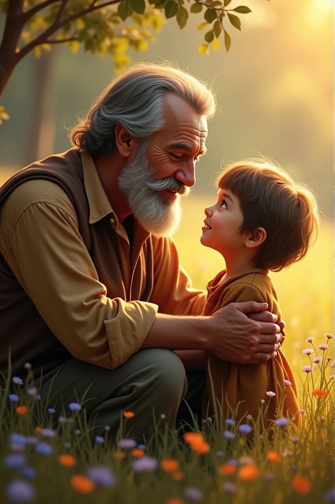My father with me
