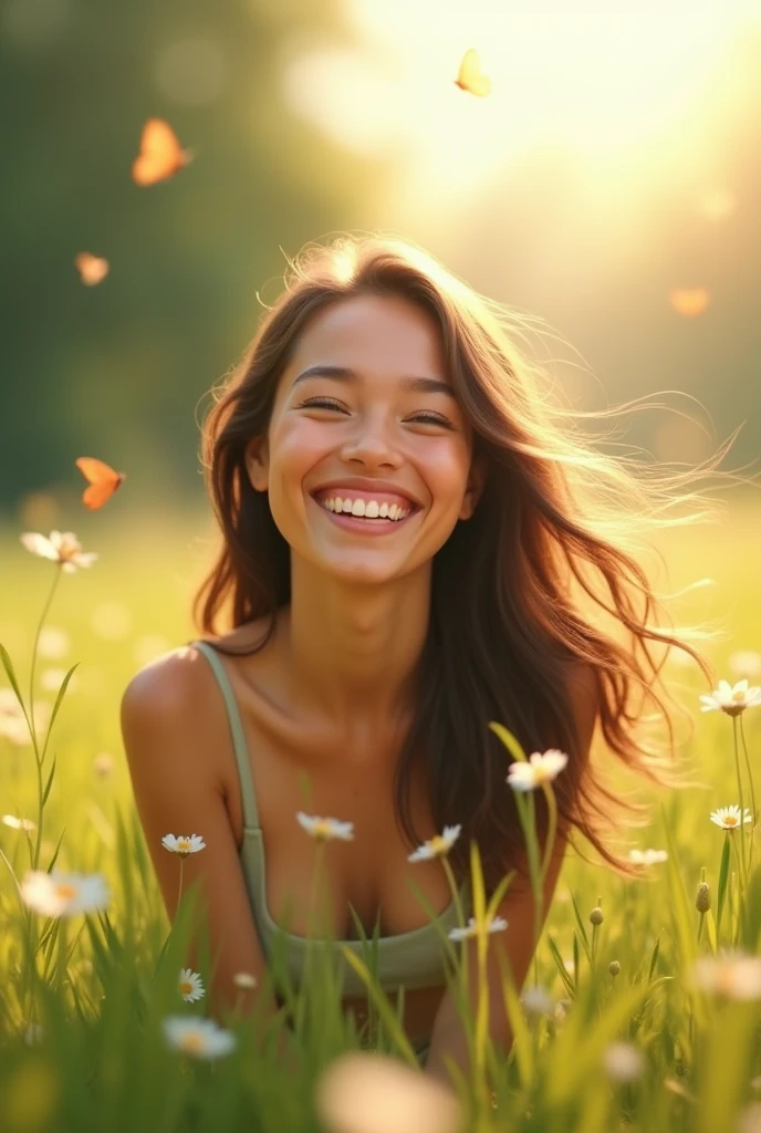 A happy person
