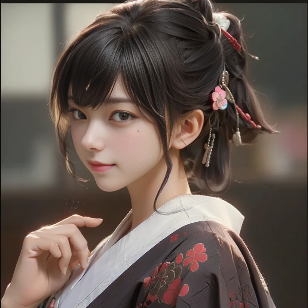 Close-up of a person touching a button on a screen, with your index finger, biting lips, , (wink), focus on facial details!!!!!!, Sex, cute kiss together, zerochan, far!!, gapmoe yandere, Download contents, 🚿🗝📝, Ahegao, by Hitoshi Homura, yandere