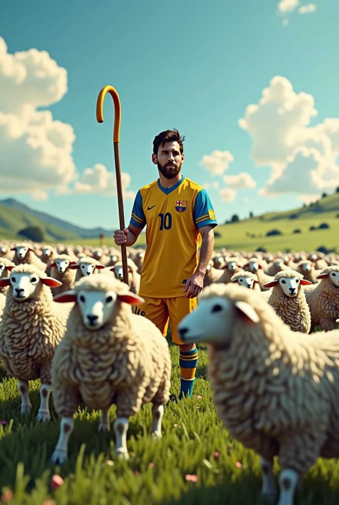 Crea mi Messi che vende le pecore 

